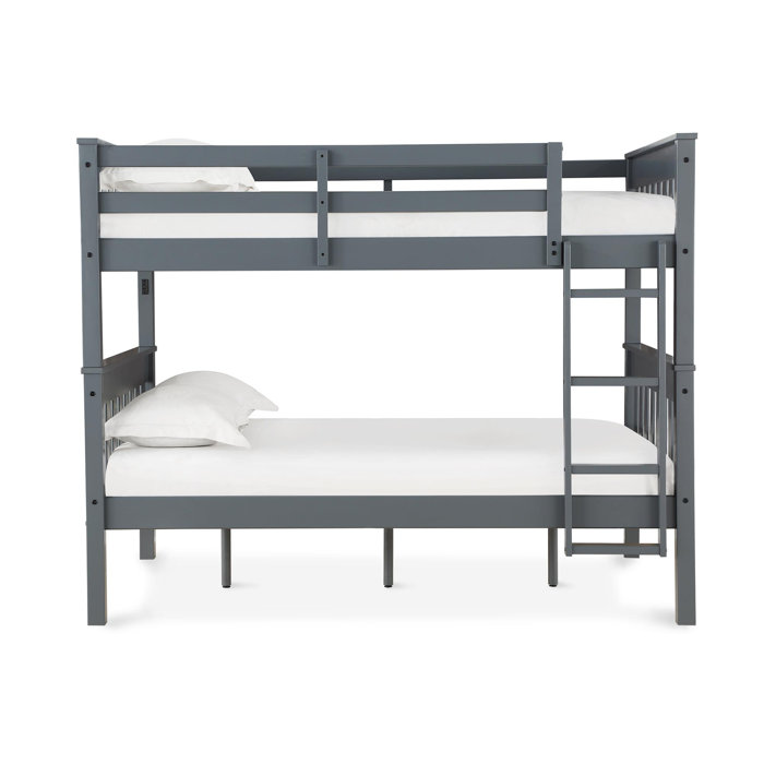 Harriet Bee Almedacheatham Full Over Full Solid Wood Standard Bunk Bed